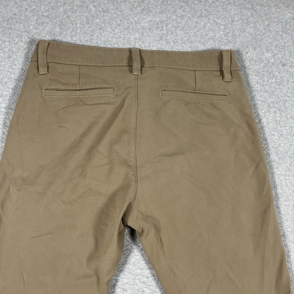 34 Heritage Pants Mens 32x32 (Fit 32x29) Beige Chino Performance Verona Slim Mid - Picture 11 of 12